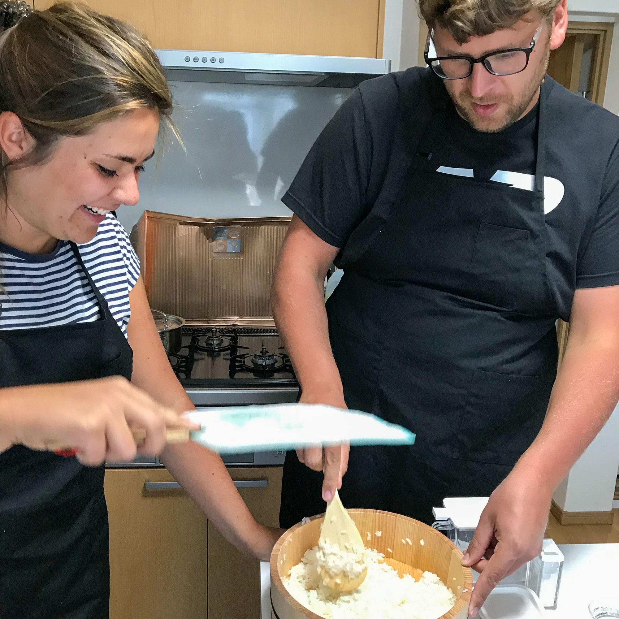 Vegan sushi, soft tofu and miso soup class
