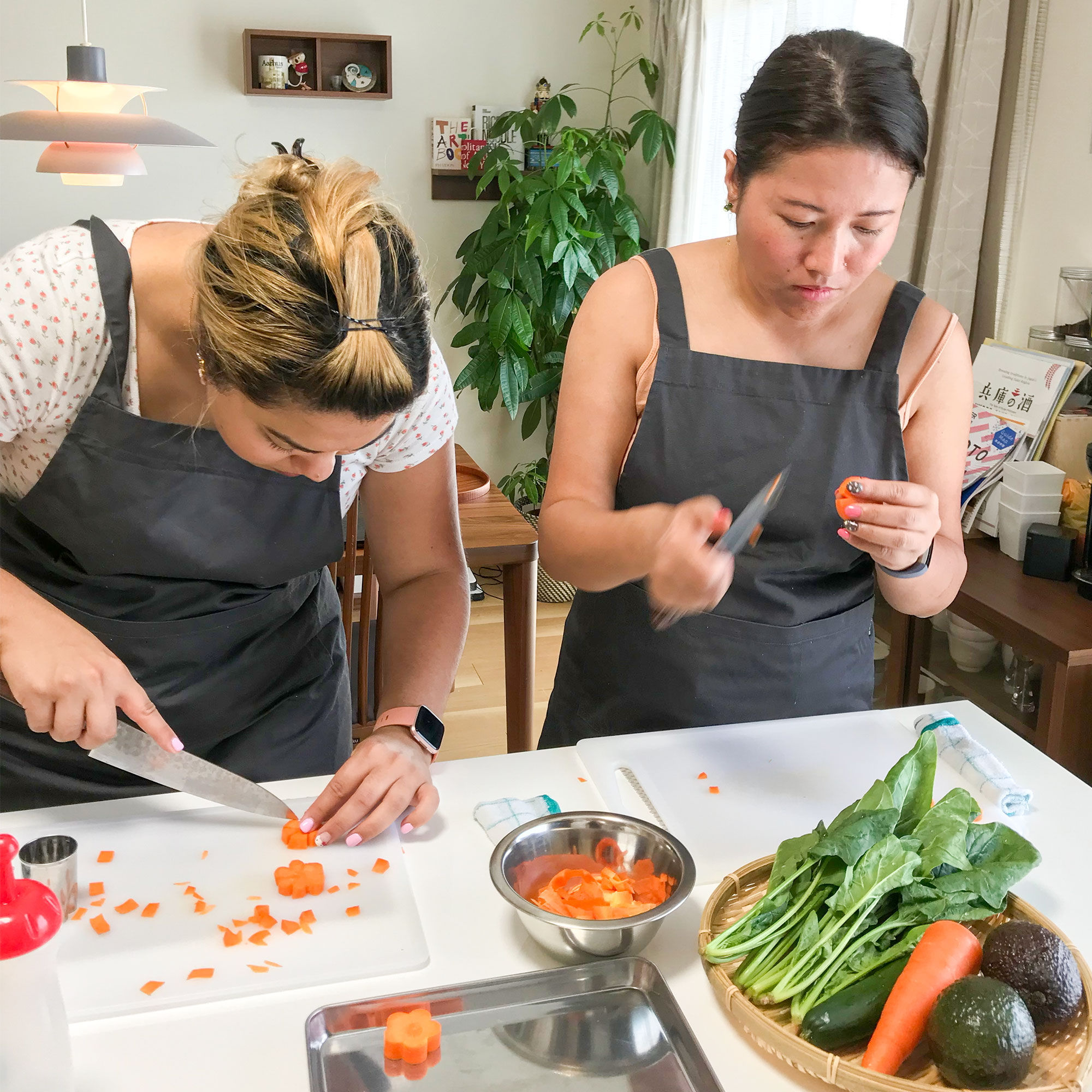 Vegan sushi, soft tofu and miso soup class
